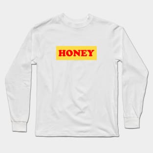 Honey Yellow Box Logo Long Sleeve T-Shirt